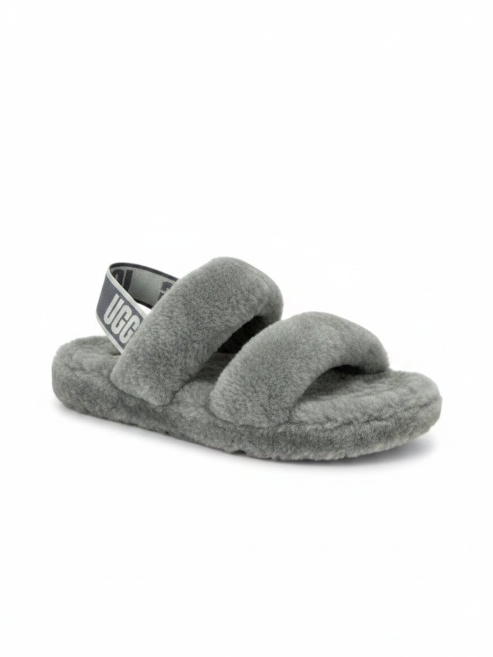 Ugg Oh Yeah Slippers Women's Size 9 gray open toe slip on
